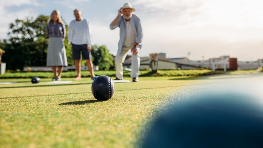 group social support playing bowls