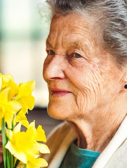 Woman-with-flowers